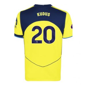 Tottenham Hotspur Mohammed Kudus #20 Cheap Third Stadium Shirt 2025-26 Sale