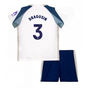 Tottenham Hotspur Radu Dragusin #3 Cheap Home Stadium Kit for Kids 2025-26 Short Sleeve Sale (+ pants)