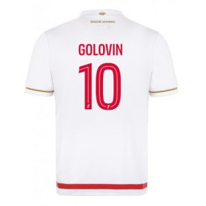 AS Monaco Aleksandr Golovin #10 Cheap Home Stadium Shirt 2025-26 UK Sale