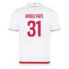 AS Monaco Ansu Fati #31 Cheap Home Stadium Shirt 2025-26 UK Sale
