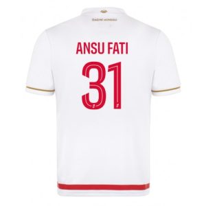 AS Monaco Ansu Fati #31 Cheap Home Stadium Shirt 2025-26 UK Sale