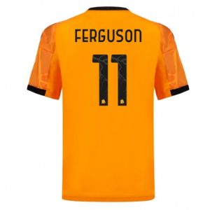 AS Roma Evan Ferguson #11 Cheap Away Stadium Shirt 2025-26 For Sale