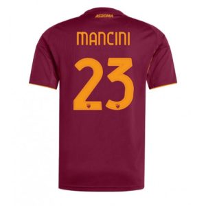 AS Roma Gianluca Mancini #23 Cheap Home Stadium Shirt 2025-26 For Sale