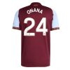 Aston Villa Amadou Onana #24 Cheap Home Stadium Shirt 2025-26 UK Sale