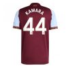 Aston Villa Boubacar Kamara #44 Cheap Home Stadium Shirt 2025-26 UK Sale