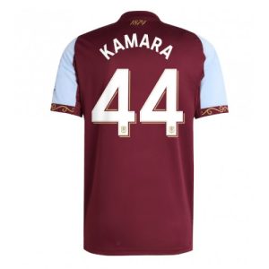 Aston Villa Boubacar Kamara #44 Cheap Home Stadium Shirt 2025-26 UK Sale