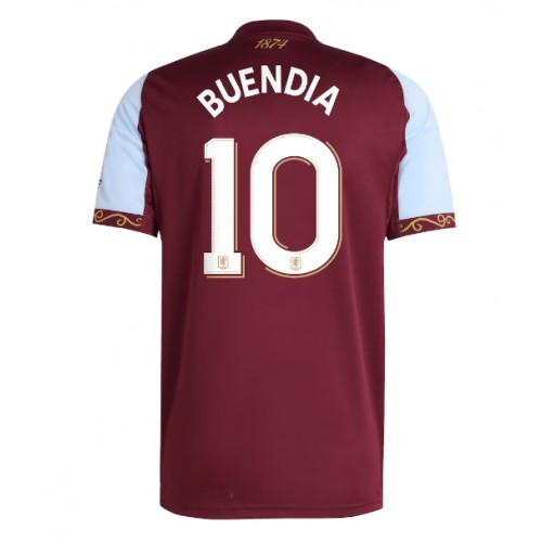 Aston Villa Emiliano Buendia #10 Cheap Home Stadium Shirt 2025-26 UK Sale