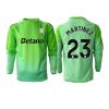 Aston Villa Emiliano Martinez #23 Goalkeeper Cheap Away Stadium Shirt 2025-26 Long Sleeve