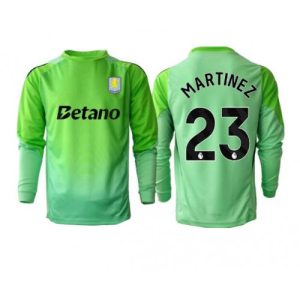 Aston Villa Emiliano Martinez #23 Goalkeeper Cheap Away Stadium Shirt 2025-26 Long Sleeve