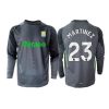 Aston Villa Emiliano Martinez #23 Goalkeeper Cheap Home Stadium Shirt 2025-26 Long Sleeve