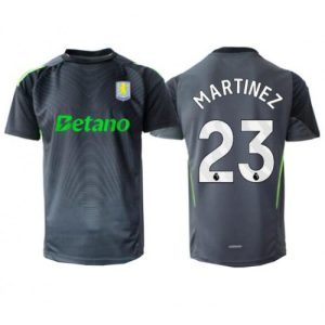 Aston Villa Emiliano Martinez #23 Goalkeeper Cheap Home Stadium Shirt 2025-26 UK Sale