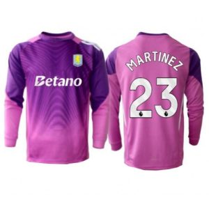 Aston Villa Emiliano Martinez #23 Goalkeeper Cheap Third Stadium Shirt 2025-26 Long Sleeve