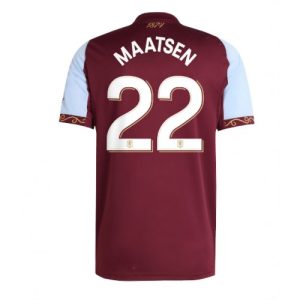 Aston Villa Ian Maatsen #22 Cheap Home Stadium Shirt 2025-26 UK Sale
