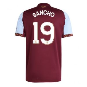 Aston Villa Jadon Sancho #19 Cheap Home Stadium Shirt 2025-26 UK Sale
