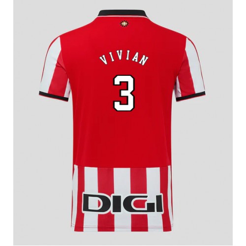 Athletic Bilbao Dani Vivian #3 Cheap Home Stadium Shirt 2025-26 for Men