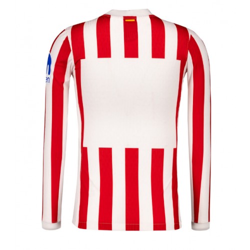Atletico Madrid Cheap Home Stadium Shirt 2025-26 Long Sleeve