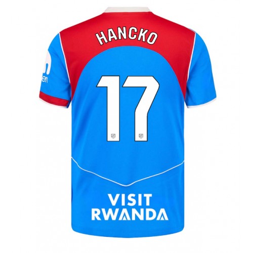 Atletico Madrid David Hancko #17 Cheap Third Stadium Shirt 2025-26 Mens Sale