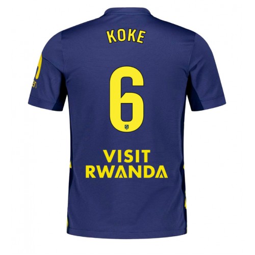 Atletico Madrid Koke #6 Cheap Away Stadium Shirt 2025-26 Mens Sale