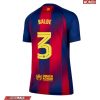Barcelona Alejandro Balde #3 Cheap Home Stadium Shirt for Women 2025-26 UK Sale