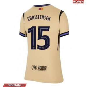 Barcelona Andreas Christensen #15 Cheap Away Stadium Shirt for Women 2025-26 UK Sale