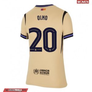 Barcelona Dani Olmo #20 Cheap Away Stadium Shirt for Women 2025-26 UK Sale