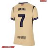Barcelona Ferran Torres #7 Cheap Away Stadium Shirt for Women 2025-26 UK Sale