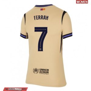 Barcelona Ferran Torres #7 Cheap Away Stadium Shirt for Women 2025-26 UK Sale