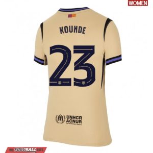 Barcelona Jules Kounde #23 Cheap Away Stadium Shirt for Women 2025-26 UK Sale