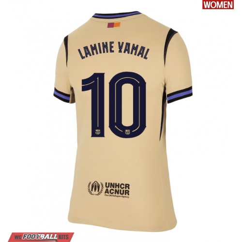 Barcelona Lamine Yamal #10 Cheap Away Stadium Shirt for Women 2025-26 UK Sale