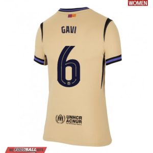 Barcelona Paez Gavi #6 Cheap Away Stadium Shirt for Women 2025-26 UK Sale
