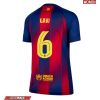 Barcelona Paez Gavi #6 Cheap Home Stadium Shirt for Women 2025-26 UK Sale
