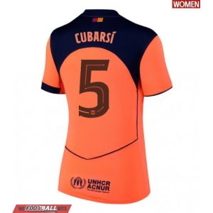 Barcelona Pau Cubarsi #5 Cheap Third Stadium Shirt for Women 2025-26 UK Sale