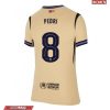 Barcelona Pedri Gonzalez #8 Cheap Away Stadium Shirt for Women 2025-26 UK Sale