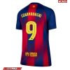 Barcelona Robert Lewandowski #9 Cheap Home Stadium Shirt for Women 2025-26 UK Sale