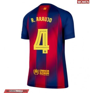 Barcelona Ronald Araujo #4 Cheap Home Stadium Shirt for Women 2025-26 UK Sale