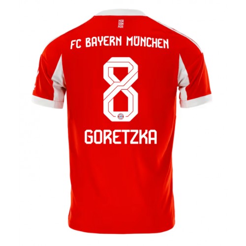 Bayern Munich Leon Goretzka #8 Cheap Home Stadium Shirt 2025-26 Mens Sale