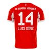 Bayern Munich Luis Diaz #14 Cheap Home Stadium Shirt 2025-26 Mens Sale