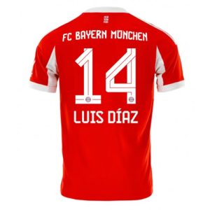 Bayern Munich Luis Diaz #14 Cheap Home Stadium Shirt 2025-26 Mens Sale