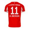 Bayern Munich Nicolas Jackson #11 Cheap Home Stadium Shirt 2025-26 Mens Sale