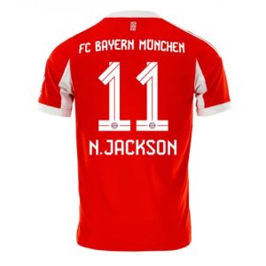 Bayern Munich Nicolas Jackson #11 Cheap Home Stadium Shirt 2025-26 Mens Sale