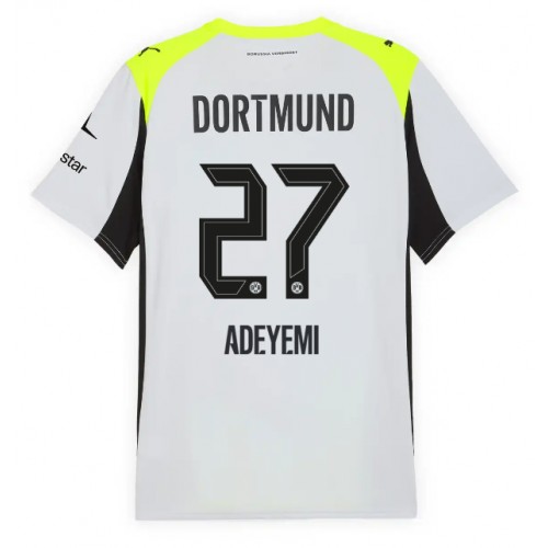 Borussia Dortmund Karim Adeyemi #27 Cheap Away Stadium Shirt 2025-26 for Sale