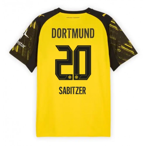 Borussia Dortmund Marcel Sabitzer #20 Cheap Home Stadium Shirt 2025-26 for Sale