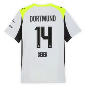Borussia Dortmund Maximilian Beier #14 Cheap Away Stadium Shirt 2025-26 for Sale