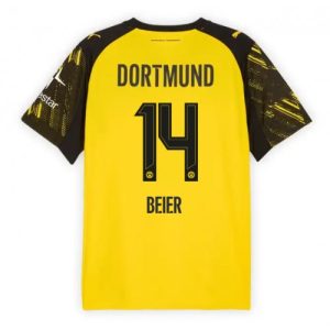 Borussia Dortmund Maximilian Beier #14 Cheap Home Stadium Shirt 2025-26 for Sale