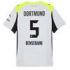 Borussia Dortmund Ramy Bensebaini #5 Cheap Away Stadium Shirt 2025-26 for Sale