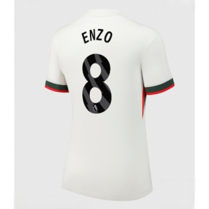 Chelsea Enzo Fernandez #8 Cheap Away Stadium Shirt for Women 2025-26 UK Sale