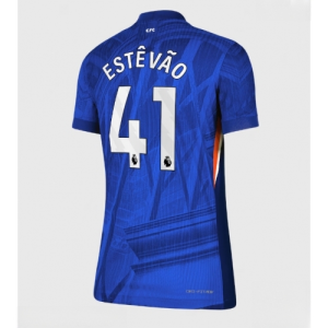 Chelsea Estevao Willian #41 Cheap Home Stadium Shirt for Women 2025-26 UK Sale