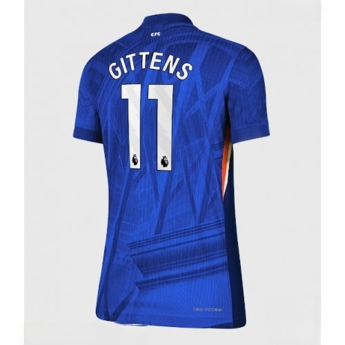 Chelsea Jamie Gittens #11 Cheap Home Stadium Shirt for Women 2025-26 UK Sale