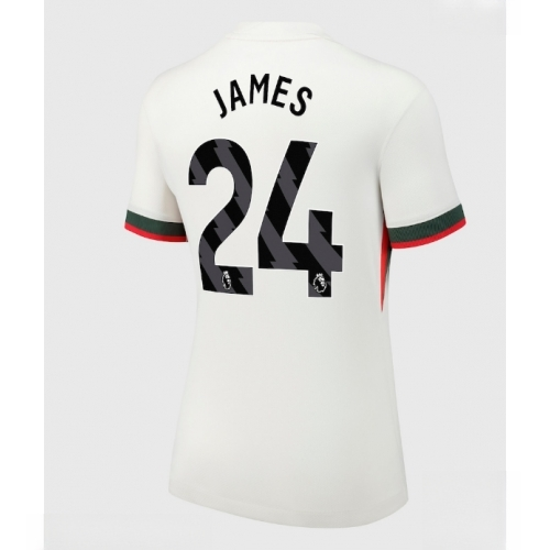 Chelsea Reece James #24 Cheap Away Stadium Shirt for Women 2025-26 UK Sale