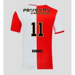 Feyenoord Goncalo Borges #11 Cheap Home Stadium Shirt 2025-26 For Sale